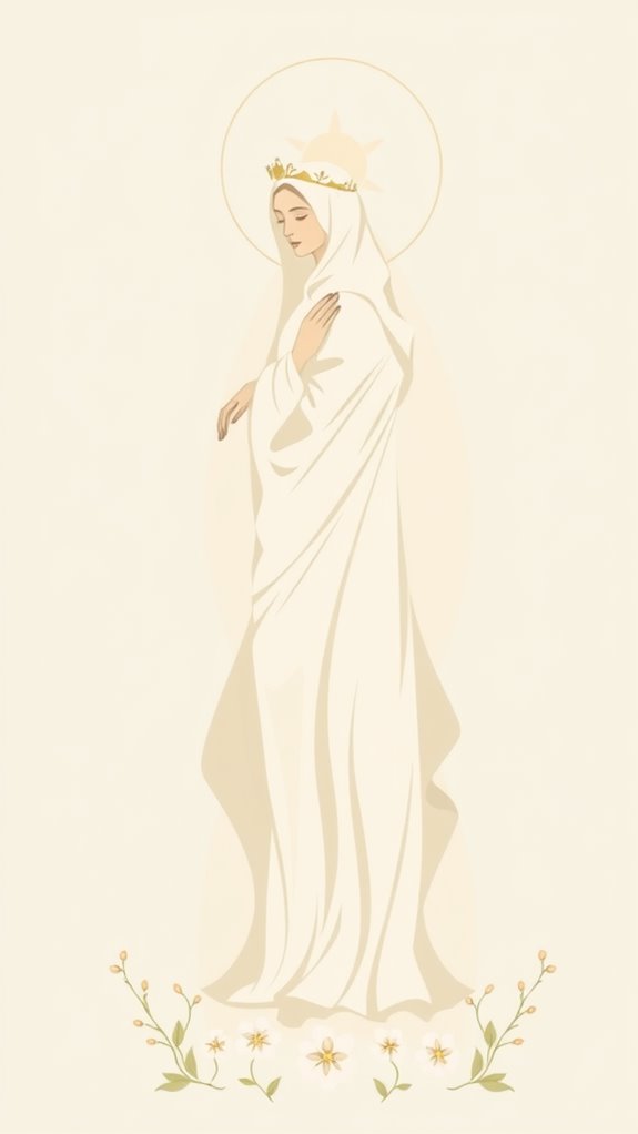minimalist immaculate conception art
