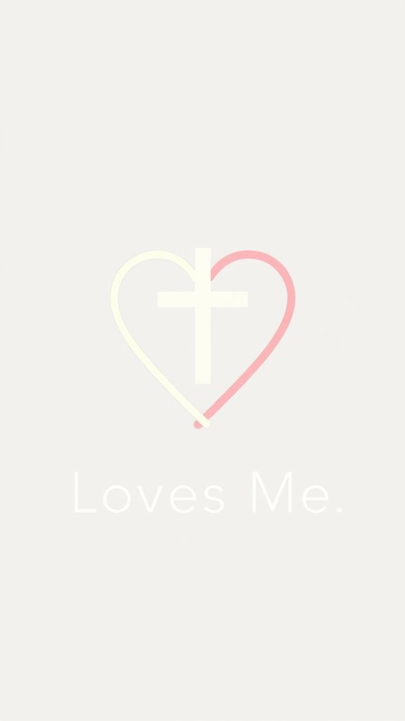 minimalist jesus loves me