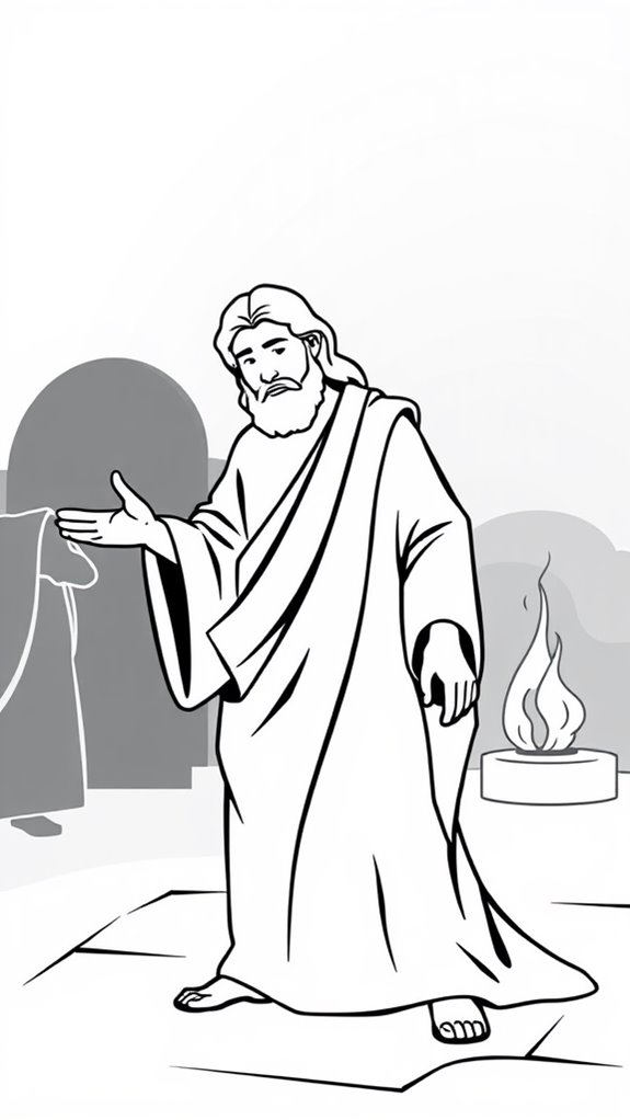 minimalist peter denies jesus