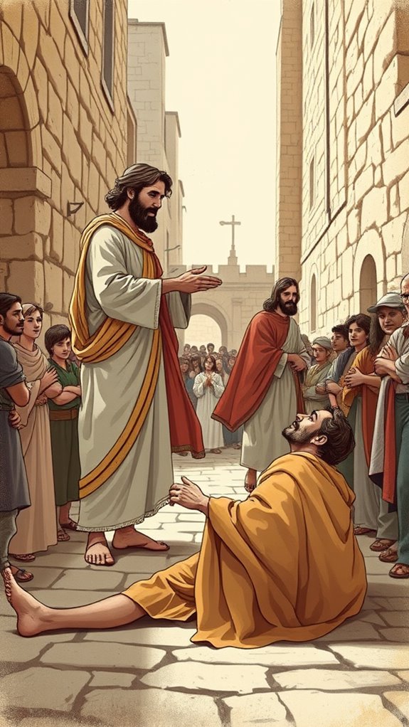 miraculous healing by apostles