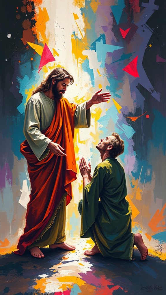 miraculous sight restoration scene