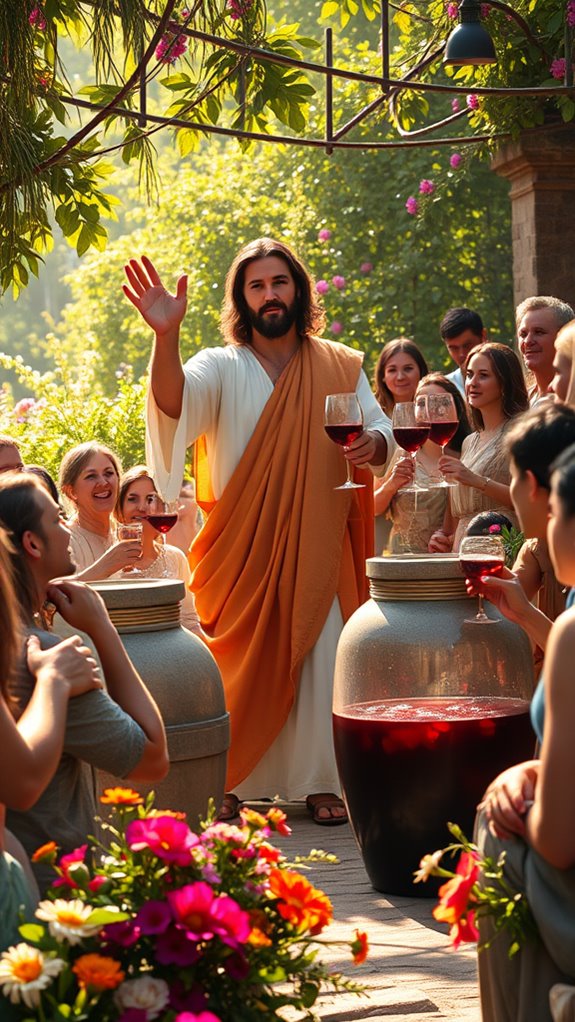 miraculous wine transformation scene