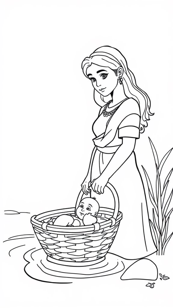miriam observes baby moses