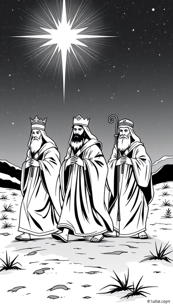 monochrome depiction of wisdom