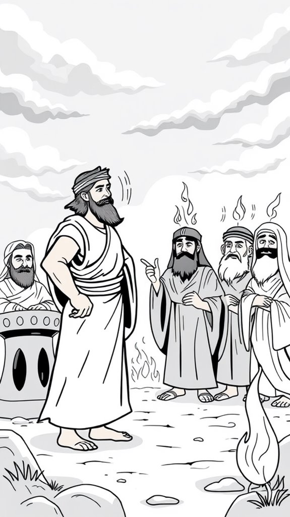 monochrome elijah baal prophets