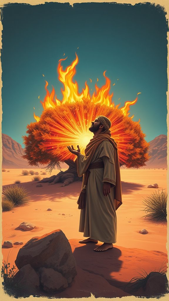 moses encounters divine fire