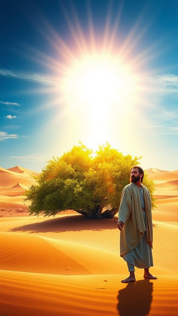 moses encounters divine fire