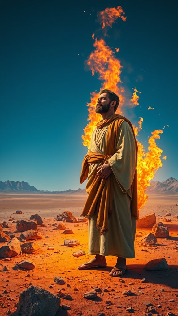 moses encounters divine fire