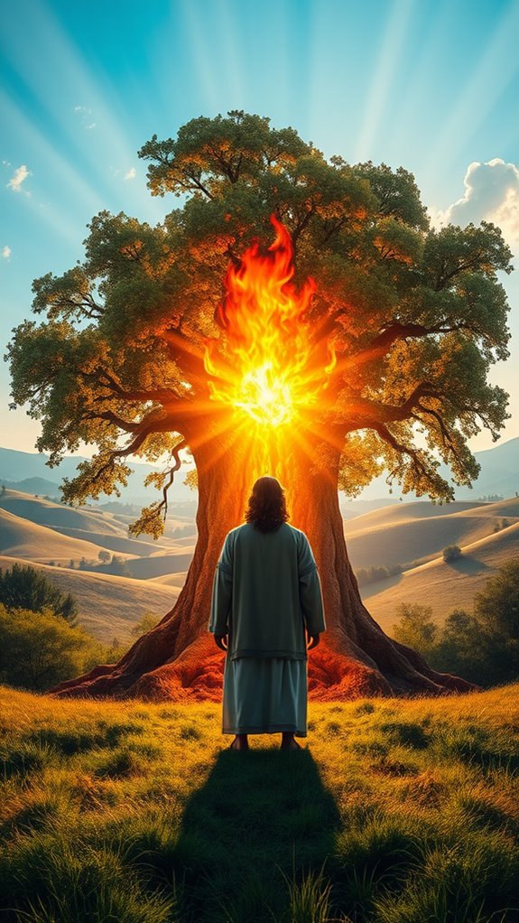 moses encounters divine fire