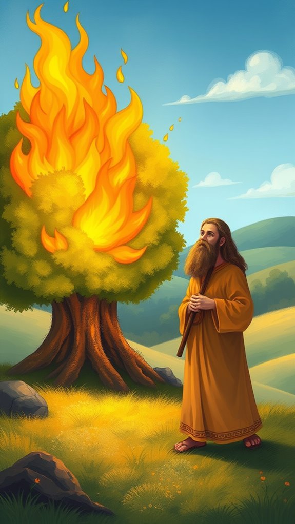 moses encounters divine flame