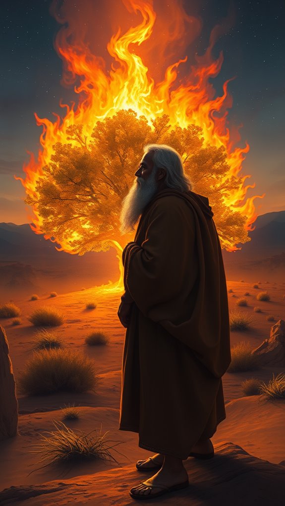 moses encounters divine flame