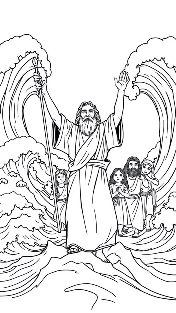 moses guides israelite journey