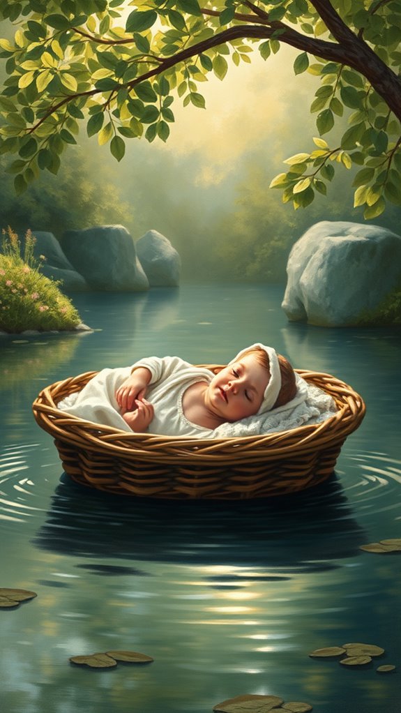 moses in oil painting