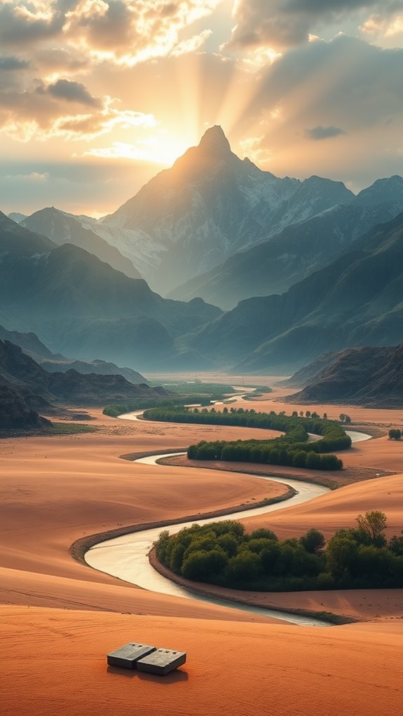 moses landscape scene imagery