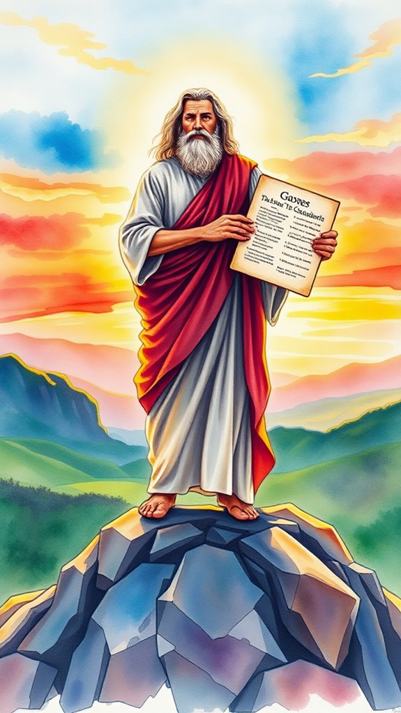 moses watercolor artwork image