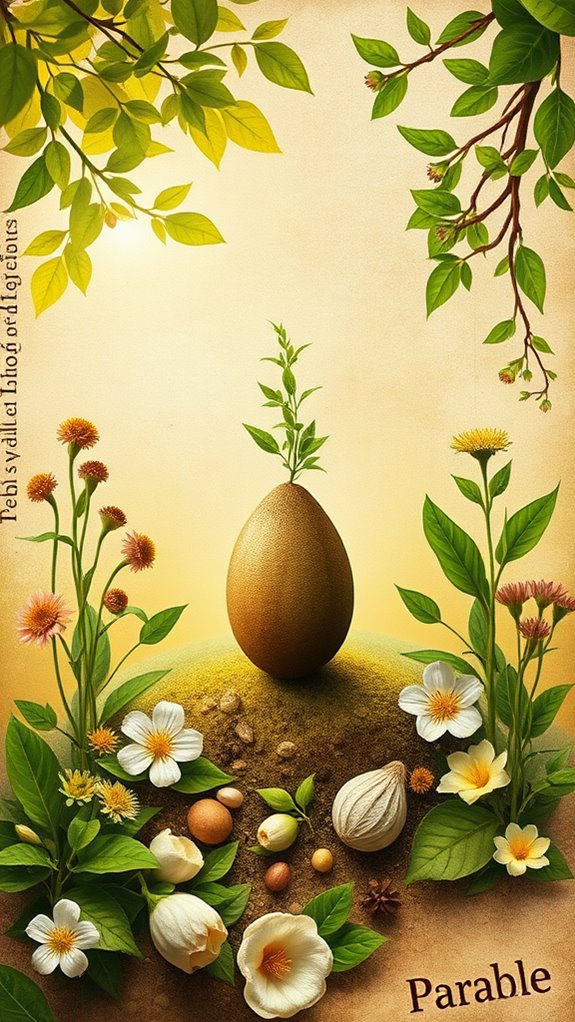 mustard seed digital collage