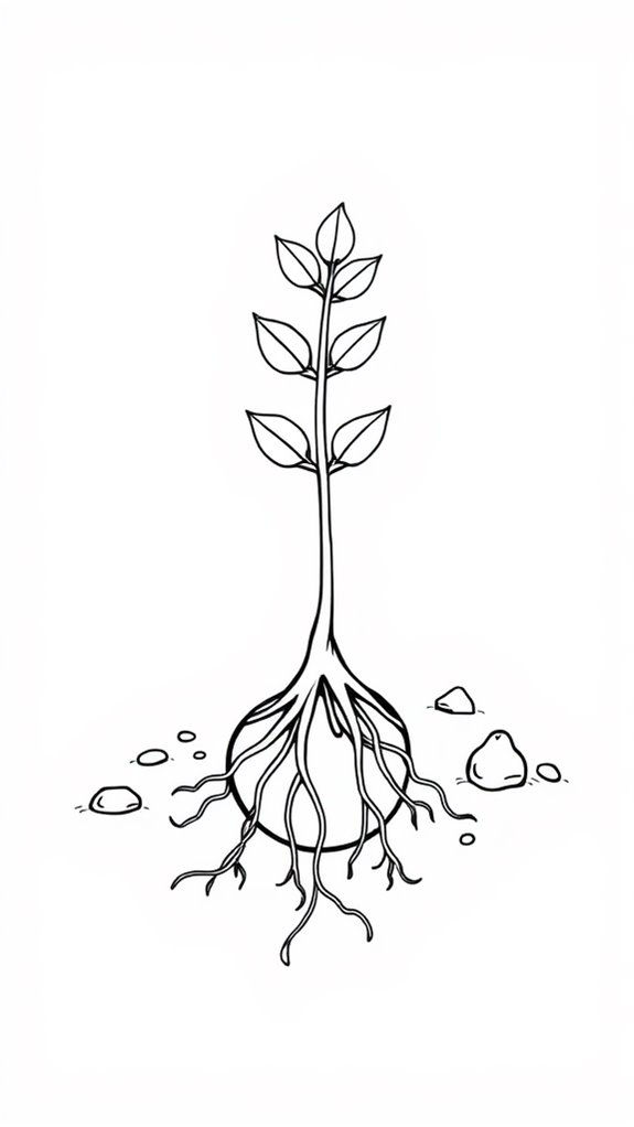 mustard seed growth coloring page