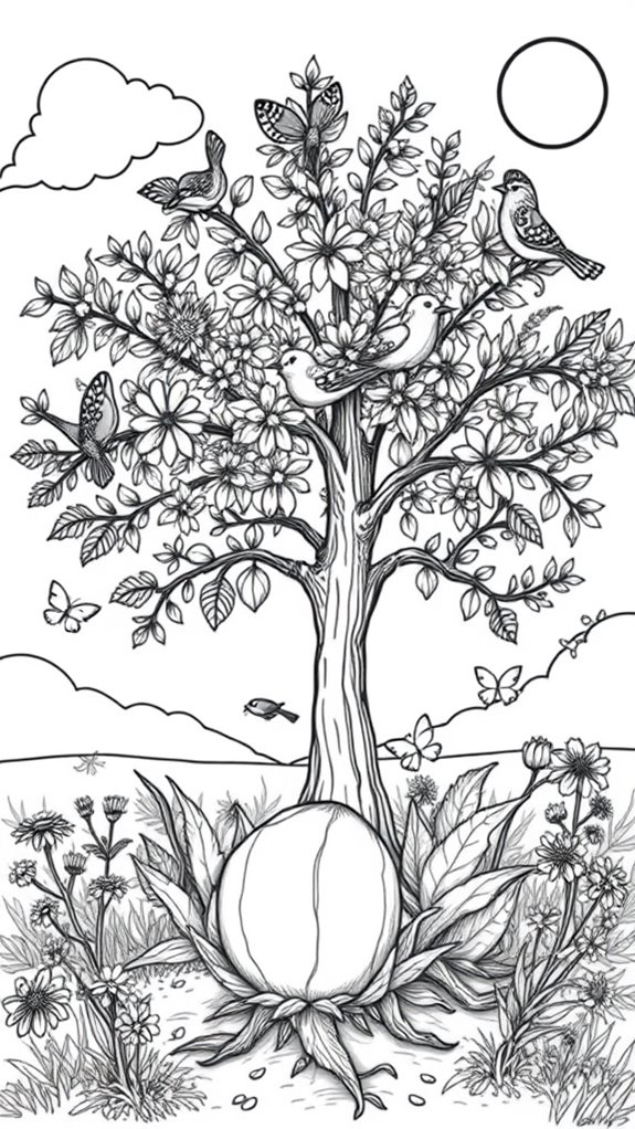 mustard seed story illustration