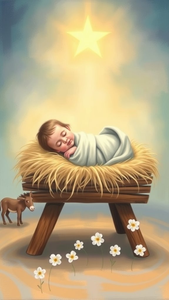 nativity scene with jesus