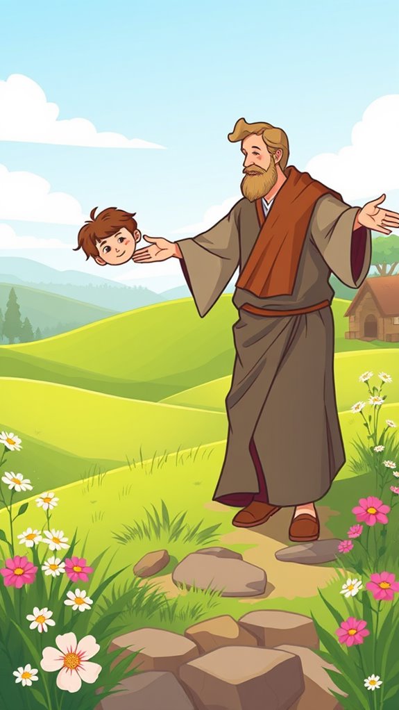 nature themed prodigal son clipart