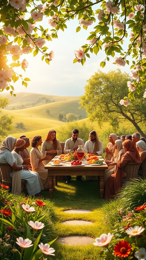 nature themed wedding celebration