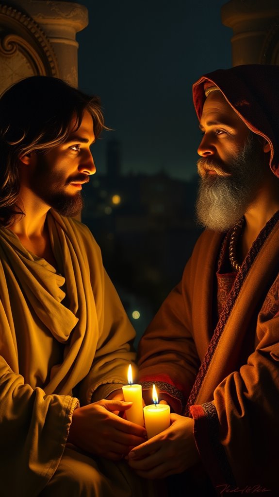 nicodemus meets jesus artistically