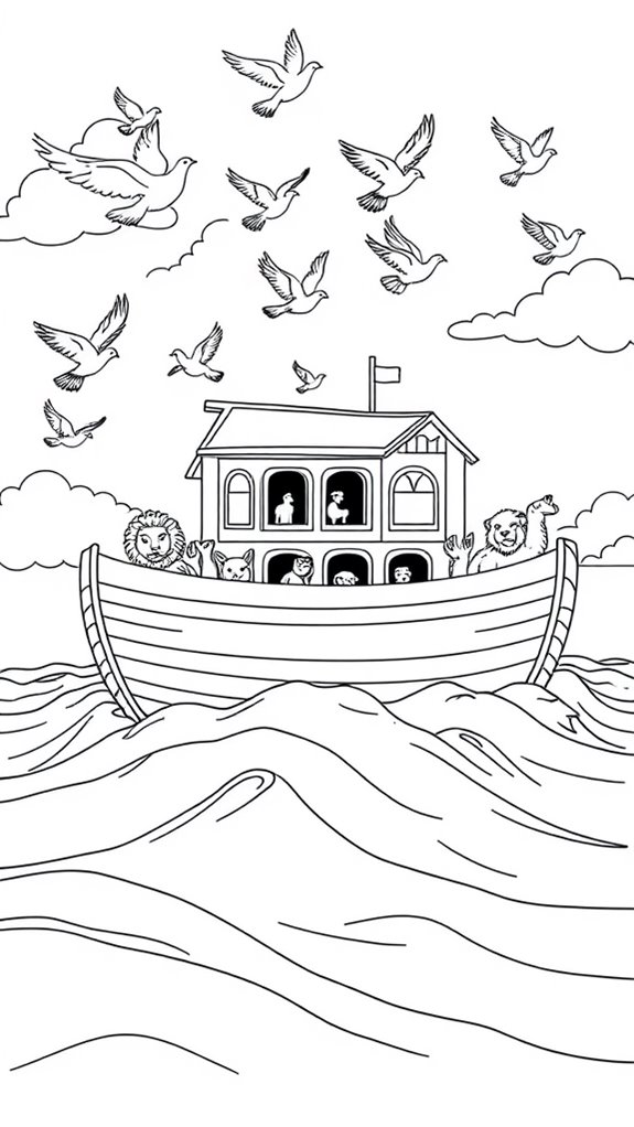 12 Noah'S Ark Coloring Pages - Printable & Free To Download