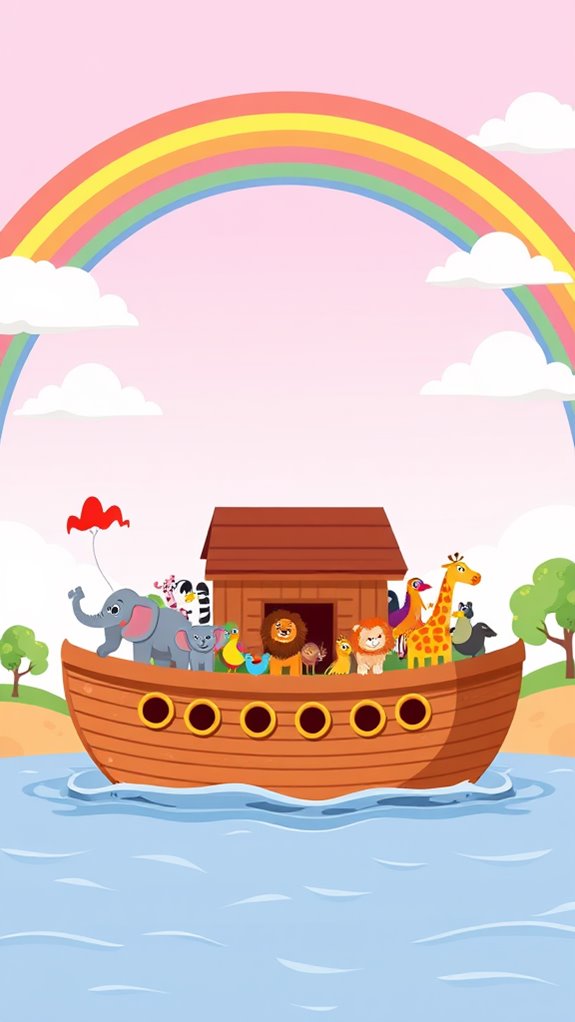 noah s ark nature illustration