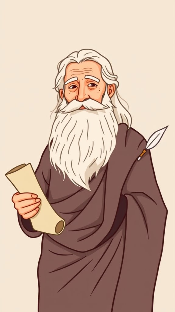 paul clipart hand drawn art