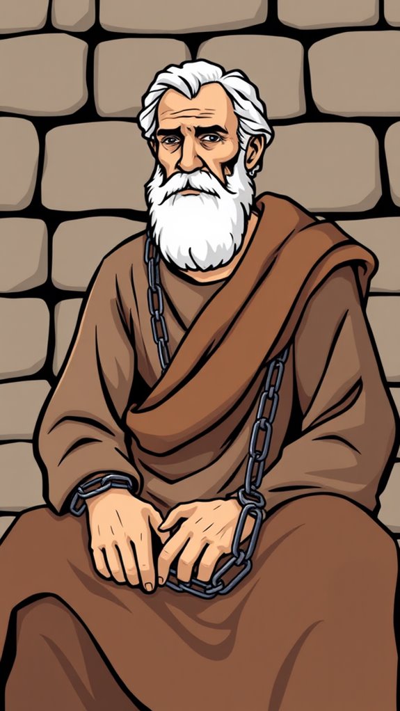 paul in chains illustration