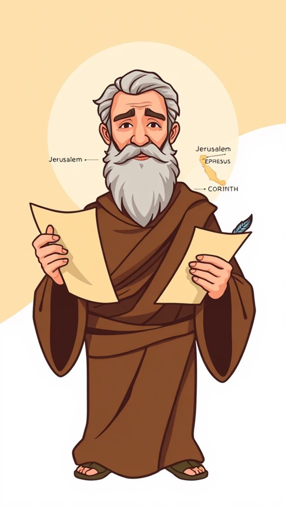 paul s journey map clipart