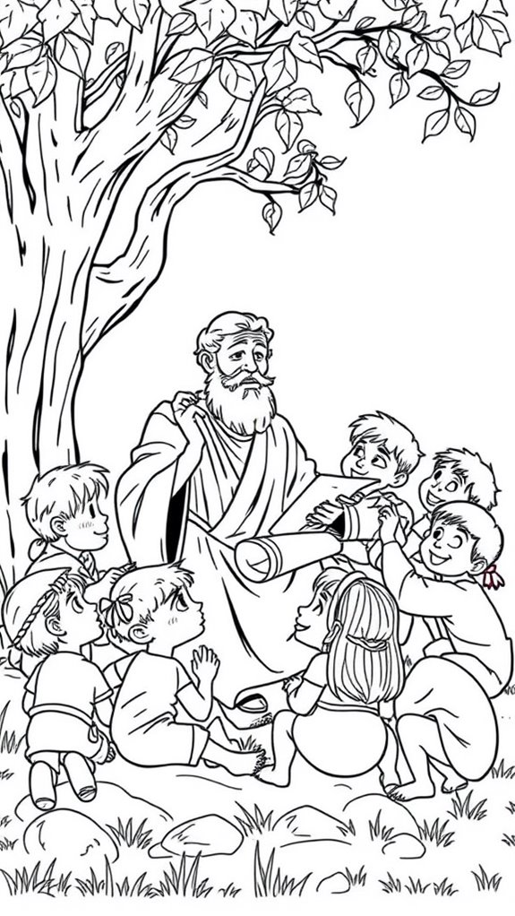 paul teaches kids art