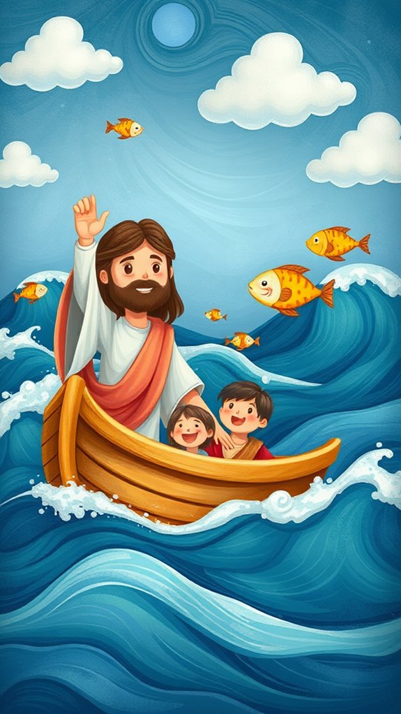 peaceful jesus tranquil waters