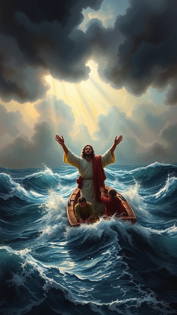 peaceful waters after chaos