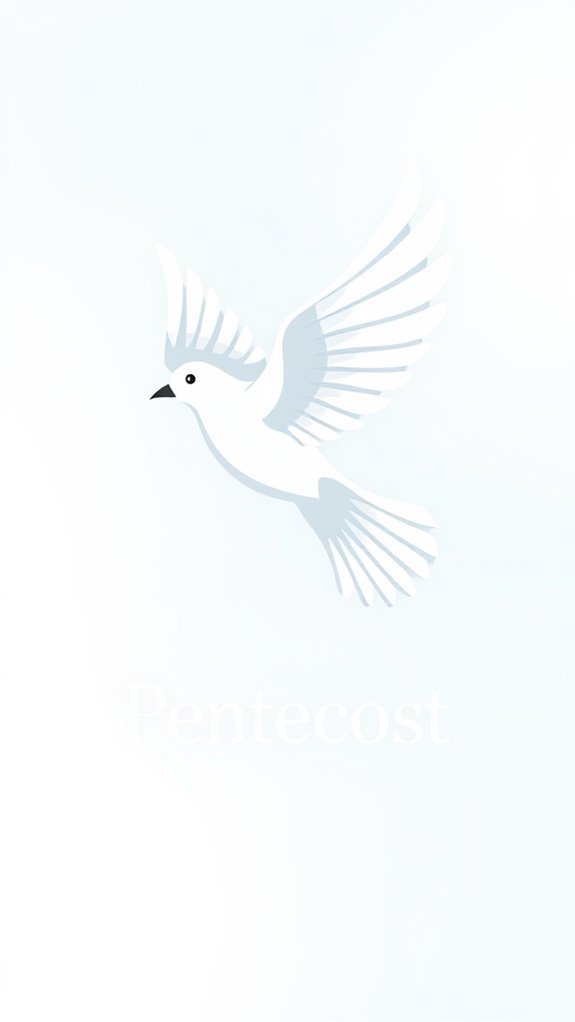 pentecost dove illustration graphic