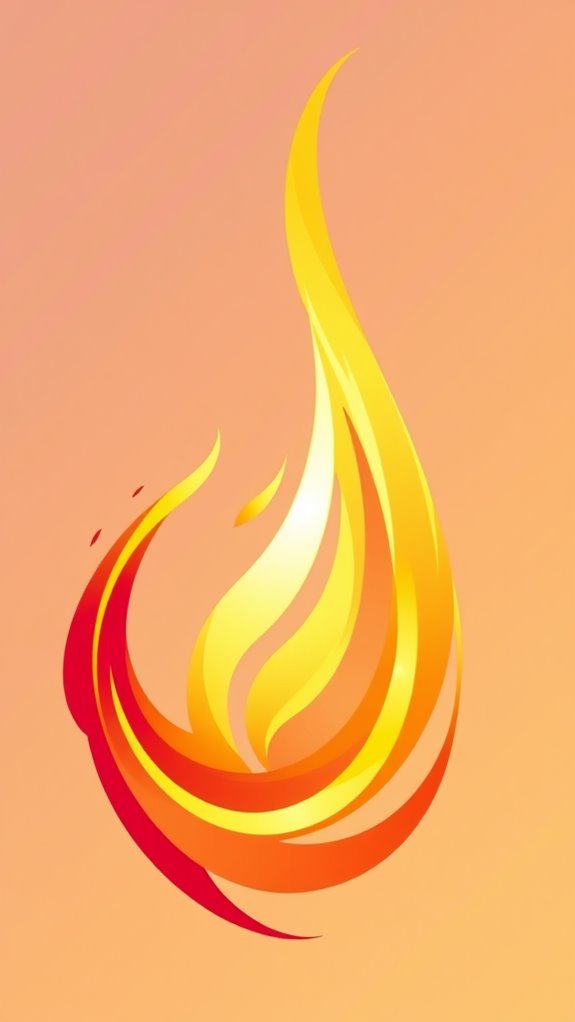 pentecost flame illustration graphic
