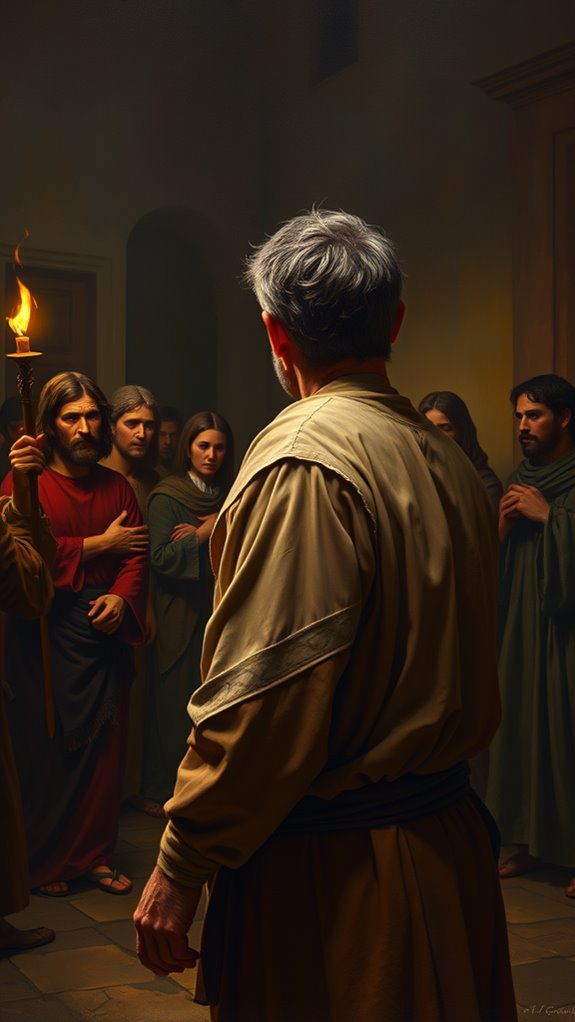 peter denies jesus artwork
