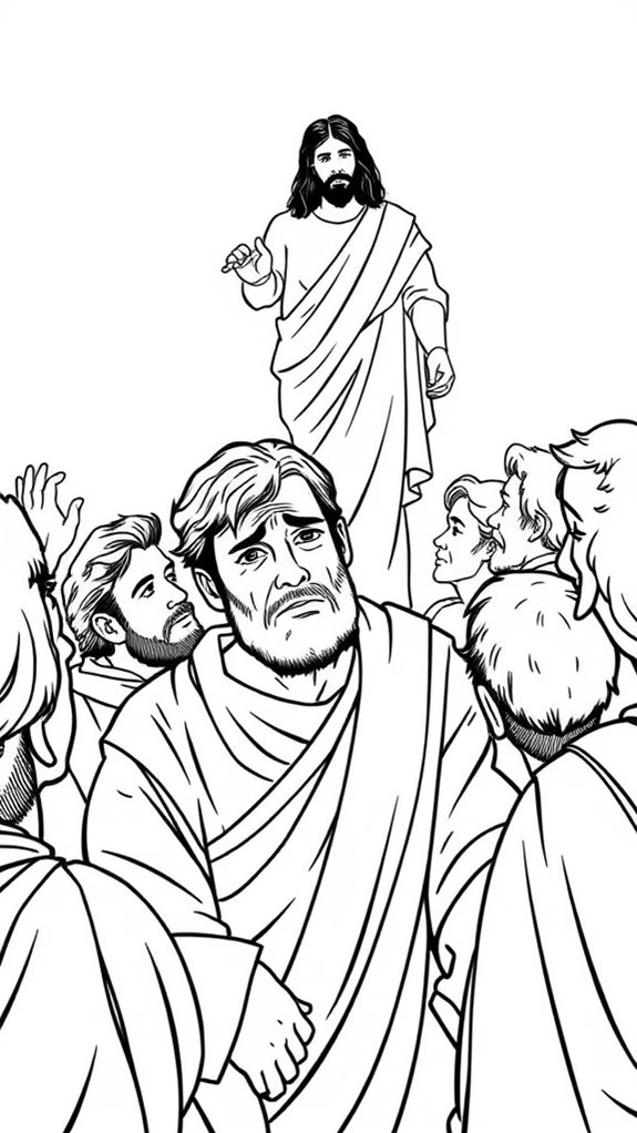 peter denies jesus illustration