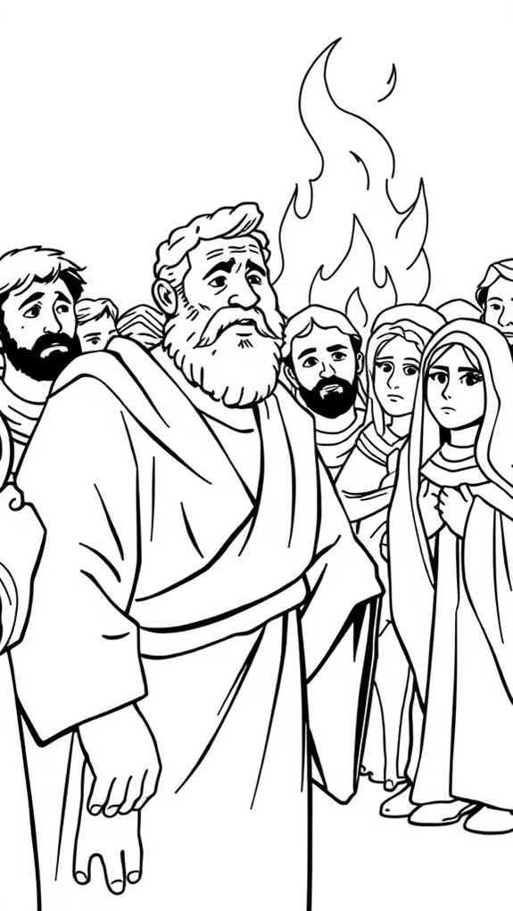 12 Peter Denies Jesus Coloring Pages Printable & Free To Download