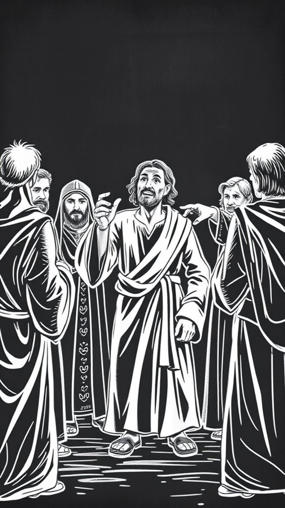 peter denies jesus illustration