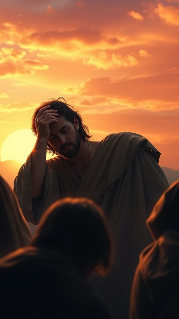 peter s denial at sunset