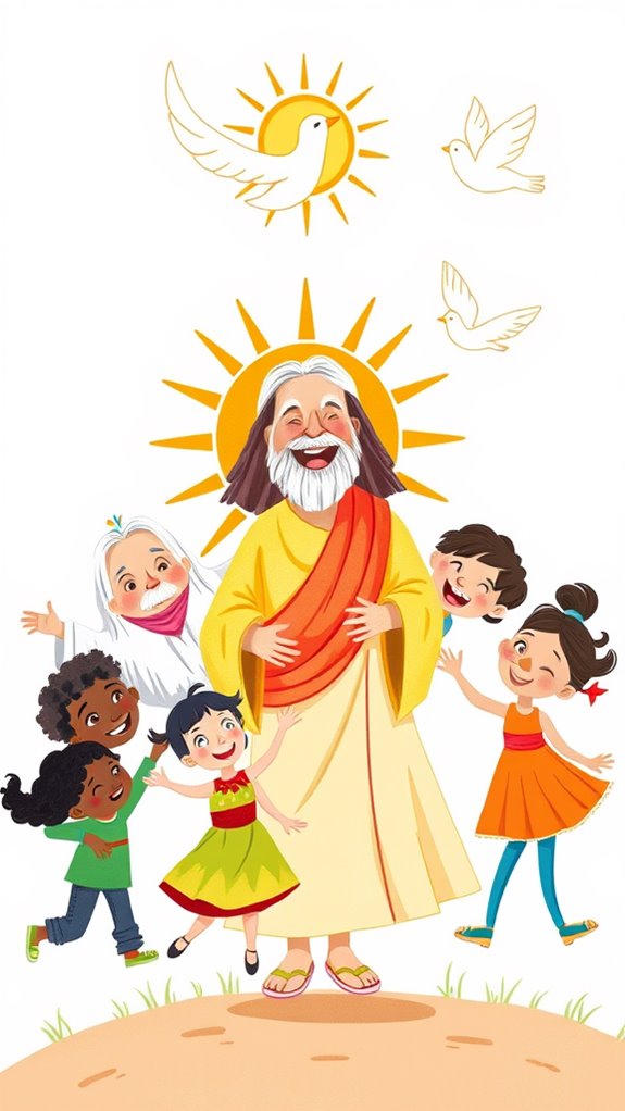 playful children s holy trinity
