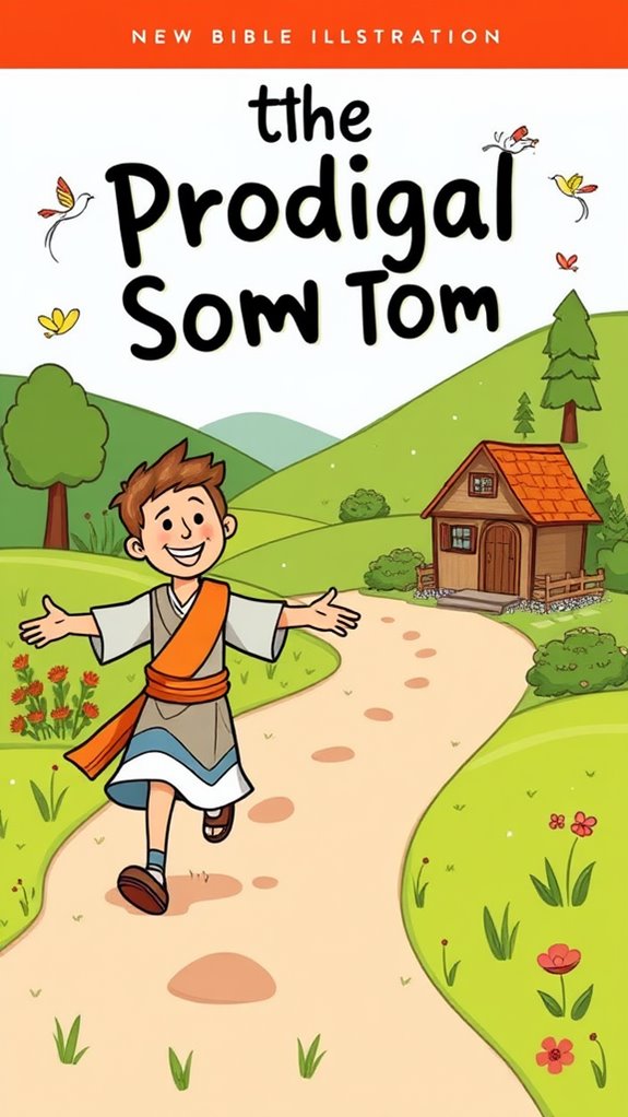 playful prodigal son doodle