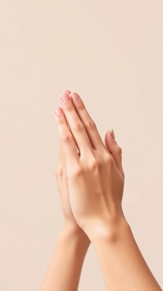 praying hands minimalist design