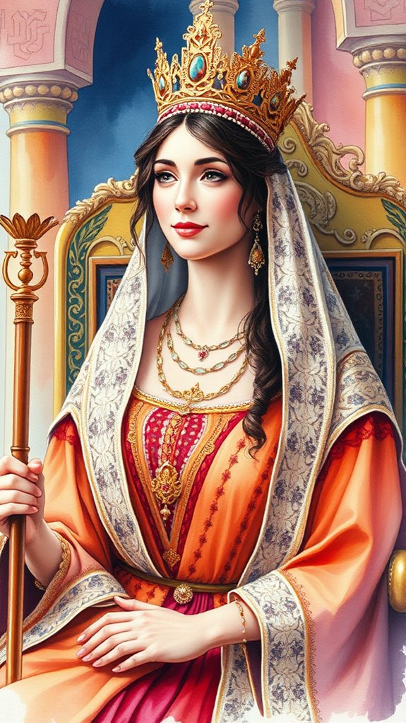 queen esther watercolor art