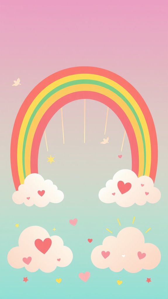 rainbow clipart of jesus