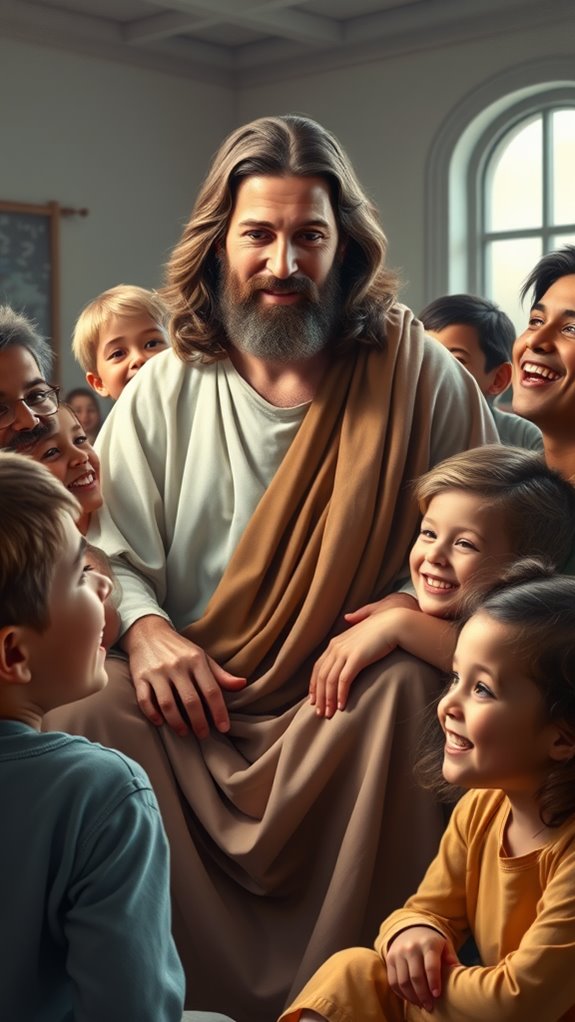 realistic jesus oil painting