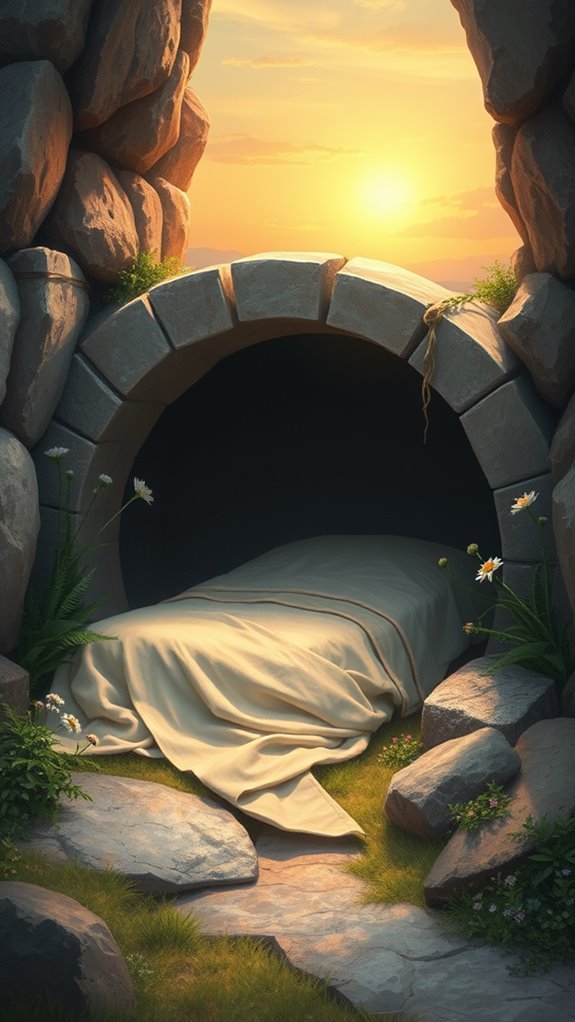 realistic jesus tomb artwork