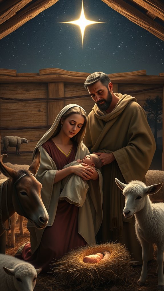 realistic nativity scene depiction