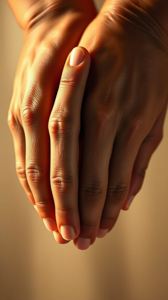 realistic praying hands image